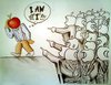 Cartoon: I AM I??? (small) by joschoo tagged apple,iphone,society,lifestyle,monopolism