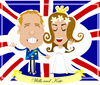 Cartoon: Kate and Wills Wedding Day (small) by johnaabbott tagged princess wedding royal prince william kate catherine middleton