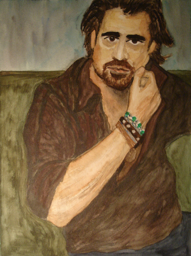 Cartoon: Colin Farrell (medium) by Pascal Kirchmair tagged colin,james,farrel