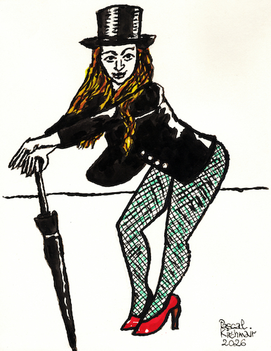 Cartoon: Mädchen mit Zylinder (medium) by Pascal Kirchmair tagged top,hat,hut,zylinder,burlesque,show,strip,striptease,ink,drawing,tusche,zeichnung,lingerie,art,arte,kunst,milf,mature,teen,teenager,powerfrau,sexy,girl,sensual,sabrosa,dangerous,woman,domina,mistress,femdom,dominatrix,gefährlich,sensuelle,herrin,sexo,erotik,erotic,erotismo,eroticism,erotisme,erotica,femme,frau,mädchen,actress,marlene,dietrich,movie,angel,der,blaue,engel,lola,mortenson,norma,jeane,baker,furacao,sexpot,bombe,sexuelle,de,sexe,bombasse,sinnlich,blonde,bombshell,sexbombe,sexbomb,marilyn,monroe,tuschezeichnung,schauspielerin,actrice,actriz,attrice,atriz,artist,hollywood,illustration,pascal,kirchmair,cartoon,caricature,karikatur,ilustracion,dibujo,desenho,disegno,ilustracao,illustrazione,illustratie,dessin,presse,du,jour,of,the,day,tekening,teckning,cartum,vineta,comica,vignetta,caricatura,portrait,porträt,portret,retrato,ritratto,kussmund,artwork,porno,chic,pop,queen,burnt,sienna,germany,deutschland,allemagne,germania,alemania,erotisch,top,hat,hut,zylinder,burlesque,show,strip,striptease,ink,drawing,tusche,zeichnung,lingerie,art,arte,kunst,milf,mature,teen,teenager,powerfrau,sexy,girl,sensual,sabrosa,dangerous,woman,domina,mistress,femdom,dominatrix,gefährlich,sensuelle,herrin,sex,sexo,erotik,erotic,erotismo,eroticism,erotisme,erotica,femme,frau,mädchen,actress,marlene,dietrich,movie,angel,der,blaue,engel,lola,mortenson,norma,jeane,baker,furacao,sexpot,bombe,sexuelle,de,sexe,bombasse,sinnlich,blonde,bombshell,sexbombe,sexbomb,marilyn,monroe,tuschezeichnung,schauspielerin,actrice,actriz,attrice,atriz,artist,hollywood,illustration,pascal,kirchmair,cartoon,caricature,karikatur,ilustracion,dibujo,desenho,disegno,ilustracao,illustrazione,illustratie,dessin,presse,du,jour,of,the,day,tekening,teckning,cartum,vineta,comica,vignetta,caricatura,portrait,porträt,portret,retrato,ritratto,kussmund,artwork,porn,porno,chic,pop,queen,burnt,sienna,germany,deutschland,allemagne,germania,alemania,erotisch