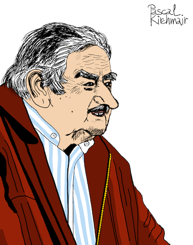 Cartoon: Pepe Mujica (medium) by Pascal Kirchmair tagged jose,pepe,mujica,illustration,drawing,zeichnung,pascal,kirchmair,political,cartoon,caricature,karikatur,ilustracion,dibujo,desenho,ink,disegno,ilustracao,illustrazione,illustratie,dessin,de,presse,du,jour,art,of,the,day,tekening,teckning,cartum,vineta,comica,vignetta,caricatura,portrait,retrato,ritratto,portret,kunst,politiker,politician,politics,presidente,president,präsident,uruguay,wisdom,wise,sagesse,weisheiten,jose,pepe,mujica,illustration,drawing,zeichnung,pascal,kirchmair,political,cartoon,caricature,karikatur,ilustracion,dibujo,desenho,ink,disegno,ilustracao,illustrazione,illustratie,dessin,de,presse,du,jour,art,of,the,day,tekening,teckning,cartum,vineta,comica,vignetta,caricatura,portrait,retrato,ritratto,portret,kunst,politiker,politician,politics,presidente,president,präsident,uruguay,wisdom,wise,sagesse,weisheiten
