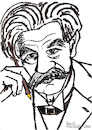 Cartoon: Albert Schweitzer (small) by Pascal Kirchmair tagged albert,schweitzer,deutsch,französisch,forscher,arzt,philosoph,evangelisch,theologe,organist,musikwissenschaftler,pazifist,literatur,literature,schriftsteller,author,autor,autore,auteur,writer,illustration,ink,drawing,tusche,tuschezeichnung,zeichnung,pascal,kirchmair,cartoon,caricature,karikatur,ilustracion,dibujo,desenho,disegno,ilustracao,illustrazione,illustratie,dessin,de,presse,du,jour,art,of,the,day,tekening,teckning,cartum,vineta,comica,vignetta,caricatura,portrait,porträt,portret,retrato,ritratto,arte,artwork,kunst