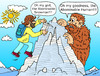 Cartoon: Yeti (small) by Pascal Kirchmair tagged legende,bigfoot,yeti,reinhold,messner,himalaya,mount,everest