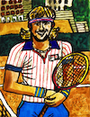 Cartoon: Björn Borg (small) by Pascal Kirchmair tagged björn,borg,aquarell,aquarelle,watercolor,watercolour,acuarela,arte,kunst,artwork,atp,ranking,tennis,player,tenis,sieger,winner,us,open,new,york,flushing,meadows,champion,australian,grand,slam,sport,sports,ink,tusche,tuschezeichnung,portrait,retrato,ritratto,porträt,irish,pub,illustration,drawing,zeichnung,pascal,kirchmair,cartoon,caricature,karikatur,ilustracion,dibujo,desenho,disegno,ilustracao,illustrazione,illustratie,dessin,de,presse,du,jour,art,of,the,day,tekening,teckning,cartum,vineta,comica,vignetta,caricatura,portret,encre,chine,tinta,china,inchiostro,nanquim,wimbledon,french,roland,garros,sweden,schweden,suede,wasa,knäckebrot,stockholm
