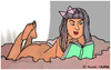 Cartoon: Book Reader (small) by Pascal Kirchmair tagged die,buchleserin,book,reader,la,lectrice,sexy