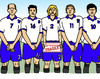 Cartoon: Free Kick (small) by Pascal Kirchmair tagged handle with care manipuler avec attention fußball boby lapointe mauer wall soccer foot mur free kick freistoß football coup franc achtung zerbrechlich vorsicht glas caution fragile
