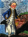 Cartoon: James Cook (small) by Pascal Kirchmair tagged pacifico,pazifique,ocean,ozean,meer,me,mar,mare,oceano,pacific,pazifik,james,cook,perücke,mit,seitenlocke,britischer,seefahrer,kartograf,entdecker,british,navigator,cartographer,explorer,new,zealand,eastern,coastline,of,australia,and,the,hawaiian,islands,hawaii,neuseeland,australien,inseln,usa,revolution,unabhängigkeitskrieg,unabhängigkeit,amerikanischer,amerikanisch,america,amerika,independence,revolutionary,war,krieg,cartoon,karikatur,illustration,drawing,zeichnung,pascal,kirchmair,genie,genius,genio,caricature,ilustracion,dibujo,desenho,ink,disegno,ilustracao,illustrazione,illustratie,dessin,de,presse,tekening,teckning,cartum,vineta,comica,vignetta,caricatura,retrato,ritratto,portrait,gouache,painting,peinture,dipinto,pittura,pintura,art,arte,artwork,kunst,tahiti,alaska