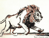 Cartoon: Laufender Löwe (small) by Pascal Kirchmair tagged lion,leao,leon,leo,leone,löwe,dessin,zeichnung,portrait,retrato,ritratto,porträt,art,arte,kunst,predator,raubkatze,predateur,felin,felino,fauve,predador,predatore,big,cat,cats,katzen,gatos,gatti,chats,illustration,ink,drawing,pascal,kirchmair,cartoon,caricature,karikatur,ilustracion,dibujo,desenho,disegno,ilustracao,illustrazione,illustratie,de,presse,tekening,teckning,cartum,vineta,comica,vignetta,caricatura,tusche,tuschezeichnung,encre,chine,tinta,china,inchiostro,nanquim,artwork