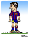 Cartoon: Lionel Messi (small) by Pascal Kirchmair tagged lionel leo messi caricature karikatur cartoon fußball soccer foot football fc barcelona