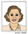 Cartoon: Marion Cotillard (small) by Pascal Kirchmair tagged marion,cotillard,cartoon,karikatur,caricature,portrait
