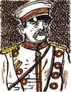 Cartoon: Otto von Bismarck (small) by Pascal Kirchmair tagged pickelhaube,spitzhelm,politiker,politician,bundeskanzler,otto,von,bismarck,kanzler,reichskanzler,deutsches,reich,kaiserreich,langer,an,den,enden,nach,unten,gebogener,schnauzbart,struppig,walrossbart,bigote,mustache,schnurrbart,mostacho,baffo,baffi,baffetti,deutschland,germany,art,arte,kunst,cuadro,quadro,bild,picture,artist,artiste,artista,künstler,illustration,ink,drawing,zeichnung,pascal,kirchmair,cartoon,caricature,karikatur,ilustracion,dibujo,desenho,brush,disegno,ilustracao,illustrazione,illustratie,dessin,de,presse,du,jour,tekening,teckning,cartum,vineta,comica,vignetta,caricatura,portrait,porträt,portret,retrato,ritratto,tusche,tuschezeichnung,artwork