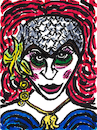 Cartoon: Space girl (small) by Pascal Kirchmair tagged space,girl,rainha,do,carnaval,de,bateria,frente,da,escola,samba,caprichosos,pilares,no,desfile,carnival,love,liebe,amore,amour,passion,passione,pasion,ardor,paixao,karneval,carioca,brasilianerin,rio,janeiro,copa,cabana,tänzerin,dancer,danseuse,brazil,brasil,bresil,brasile,burlesque,show,ink,drawing,tusche,zeichnung,lingerie,art,arte,kunst,caricatura,cartoon,caricature,karikatur,illustration,dessin,pascal,kirchmair,portrait,retrato,ritratto,dibujo,desenho,powerfrau,sexy,sensual,sabrosa,ilustracion,ilustracao,woman,porträt,sensuelle,sex,sexo,erotik,erotic,erotismo,eroticism,erotisme,erotica,femme,frau,new,orleans,mardi,gras
