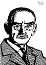Cartoon: Thomas Mann (small) by Pascal Kirchmair tagged paul,thomas,mann,literatur,der,zauberberg,die,buddenbrooks,theater,theatre,literature,schriftsteller,author,autor,autore,auteur,writer,illustration,ink,drawing,tusche,tuschezeichnung,zeichnung,pascal,kirchmair,cartoon,caricature,karikatur,ilustracion,dibujo,desenho,disegno,ilustracao,illustrazione,illustratie,dessin,de,presse,du,jour,art,of,the,day,tekening,teckning,cartum,vineta,comica,vignetta,caricatura,portrait,porträt,portret,retrato,ritratto,arte,artwork,kunst,literaturkritiker,kritiker,deutsche,hörer,exil,exile,usa,california,world,war,ii,kalifornien