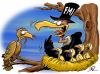 Cartoon: cuervos (small) by pali diaz tagged fmi