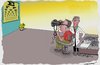 Cartoon: desparate doc (small) by kar2nist tagged court,doctor,eye,test,binoculars
