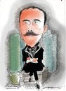 Cartoon: Ion Caragiale (small) by kar2nist tagged caragiale,romanian,writer,poet