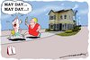Cartoon: May Day (small) by kar2nist tagged mayday,labour,day