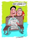 Cartoon: Mind your language (small) by kar2nist tagged language
