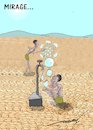 Cartoon: Mirage (small) by kar2nist tagged weather,heat,summer,drought,parched,earth