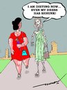 Cartoon: Modelling horror (small) by kar2nist tagged models,dieting,health,food