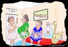 Cartoon: Prenatal clinic (small) by kar2nist tagged prenatal,checkup,pregnancy,stork,clinical