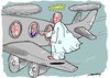 Cartoon: sky begging (small) by kar2nist tagged begging,deadmen,sky,airplane