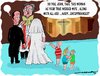 Cartoon: The vow (small) by kar2nist tagged marriage,children,vow,church,wedding
