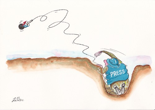 Cartoon: free_press (medium) by axinte tagged axi