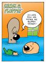 Cartoon: Eumel und Floppsi (small) by Bülow tagged kinder kids wasser water flower