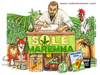 Cartoon: Sole Maremma (small) by Niessen tagged marihuana,cannabis,fox,selfportrait,sun,grass,cock,campaign,green