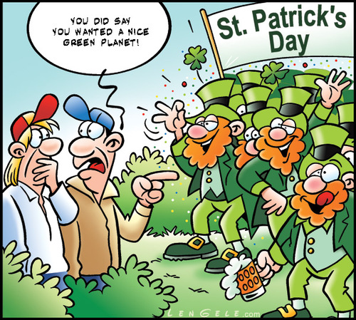 Cartoon: Saint Patrick s day (medium) by Carayboo tagged saint,patrick,holiday,parade,kid,history,st,day,green,environment,nature,religion