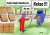 Cartoon: Es war einmal... (small) by berti tagged hänsel,gretel,lebkuchenhaus,hexe,krümelmonster