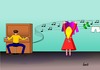 Cartoon: Musikalischer Waschtag (small) by berti tagged klavier,musik,waschen,wäsche,aufhängen,laundry,wash,hung,up,dry,inkscape
