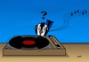 Cartoon: Plattenspecht (small) by berti tagged specht musik platte plattenspieler schnabel abspielen pecker vinyl disk music inkscape