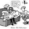 Cartoon: Der Stubentiger (small) by Mistviech tagged tiere,natur,tiger,katze,stubentiger