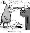 Cartoon: Der Wulff (small) by Mistviech tagged wulff wolf bundespräsident entschuldigung schaaf