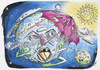 Cartoon: Sick Earth (small) by kullatoons tagged sick earth ozone layer