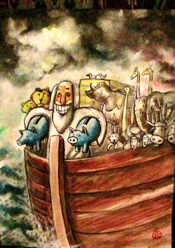 Cartoon: noah (medium) by drljevicdarko tagged noah