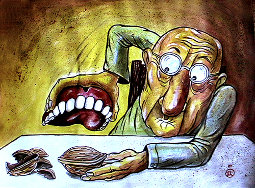 Cartoon: teeth (medium) by drljevicdarko tagged teeth