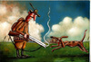 Cartoon: hunting (small) by drljevicdarko tagged hunting