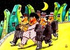 Cartoon: moonwalker (small) by drljevicdarko tagged moonwalker