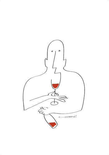 Cartoon: Vino (medium) by Herme tagged wine,vino,vinho,bar,pub,drink