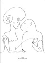 Cartoon: Amour (small) by Herme tagged love,kiss,lovers