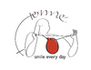 Cartoon: smile every day (small) by Herme tagged cartoon,smile