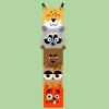 Cartoon: Tier Totem (small) by Grabowski84 tagged totem,animals,brigt,color
