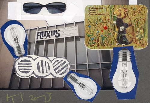 Cartoon: FLUXUS. Dungeons light (medium) by Kestutis tagged fluxus,light,nature,collage,animal,postcard,kestutis,lithuania