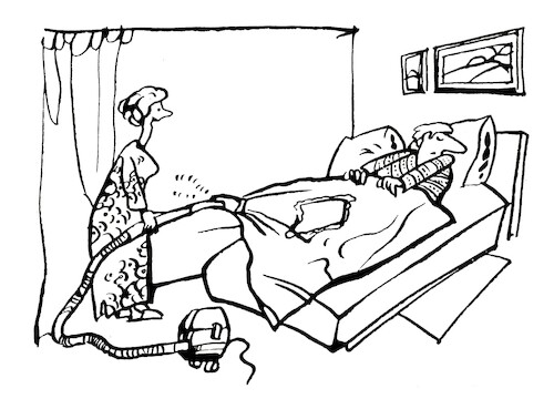 Cartoon: Good morning (medium) by Kestutis tagged morning,man,woman,kestutis,lithuania