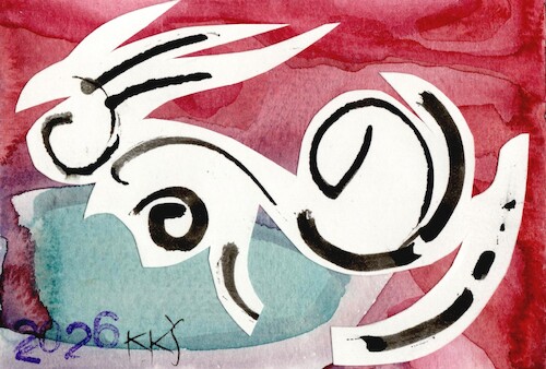 Cartoon: Lines floating and fly 3 (medium) by Kestutis tagged lines,floating,fly,dada,postcard,art,kunst,sketch,kestutis,lithuania