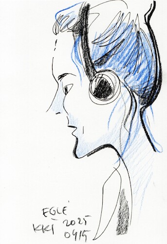 Cartoon: Painters Posers and Pencils 7 (medium) by Kestutis tagged sketch,painter,art,kunst,pencil,kestutis,lithuania