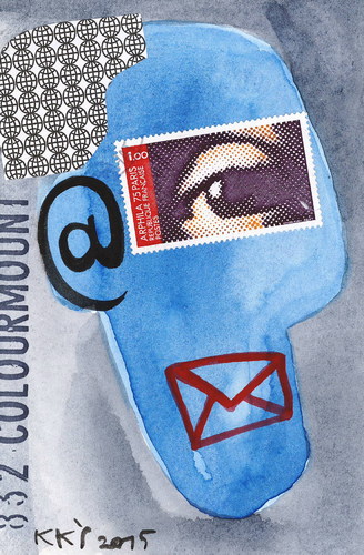 Cartoon: Post. Communication (medium) by Kestutis tagged mailbox,email,communication,mail,dada,postcard,kestutis,lithuania